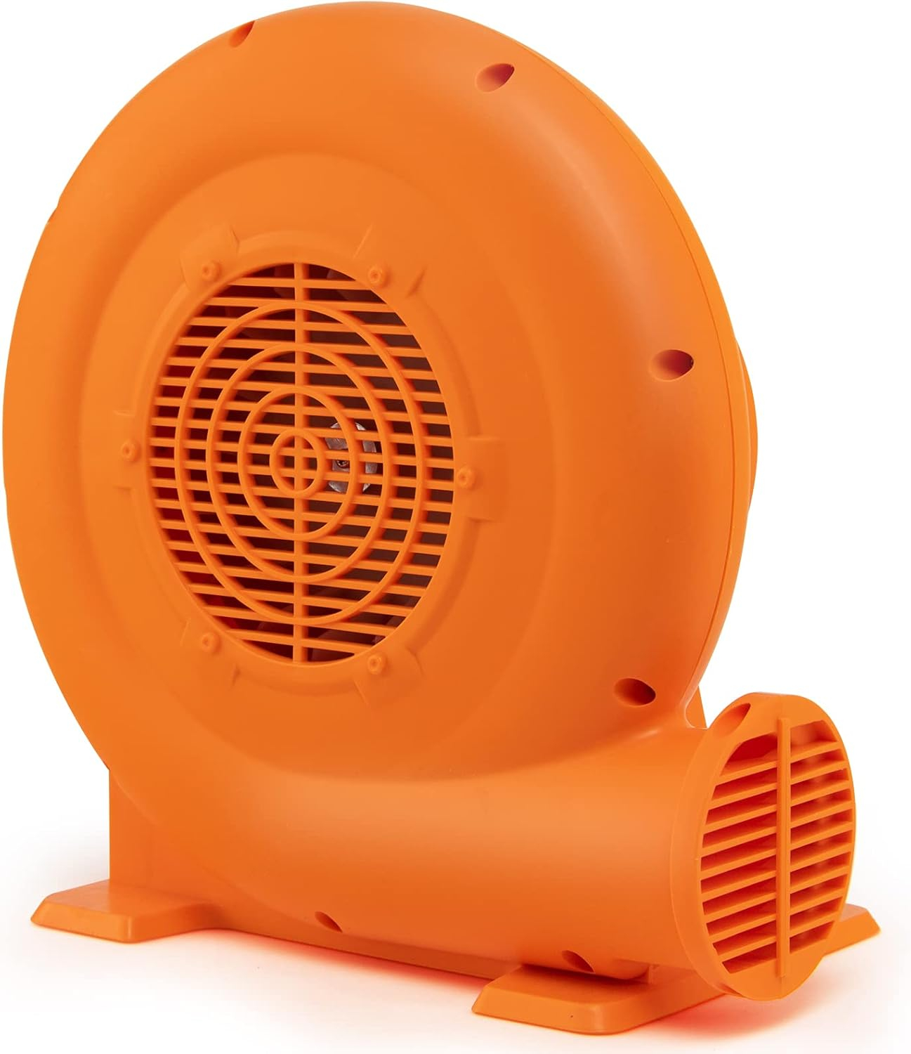 Costzon Air Blower, 1.0HP Blower for Bounce House with 25FT SJTW Wire & Stakes, GFCI Plug, ETL, 750W, Perfect for Inflatable Bouncer Blower Orange, IPX4 Air Blower for Inflatables