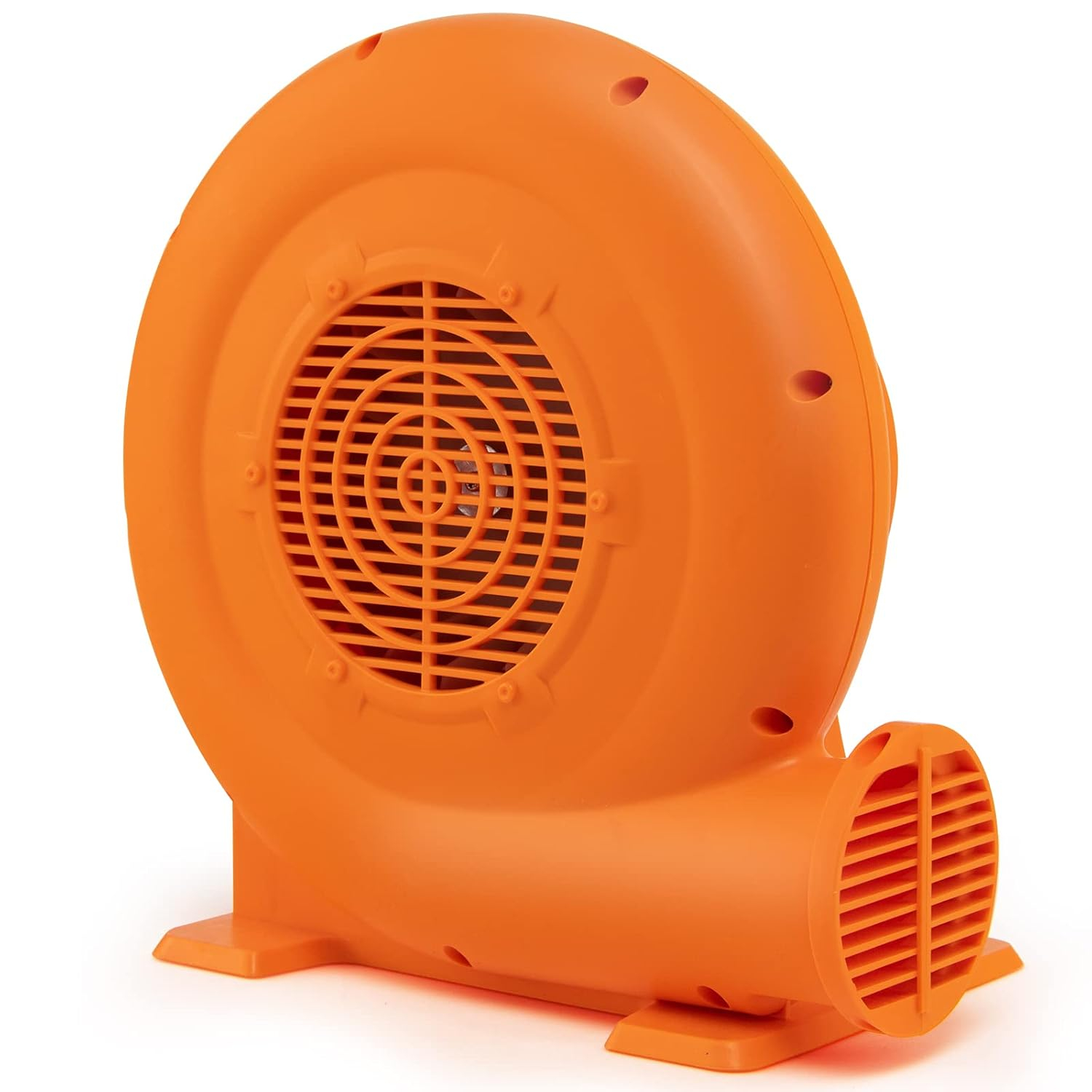 Costzon Air Blower, 1.0HP Blower for Bounce House with 25FT SJTW Wire & Stakes, GFCI Plug, ETL, 750W, Perfect for Inflatable Bouncer Blower Orange, IPX4 Air Blower for Inflatables