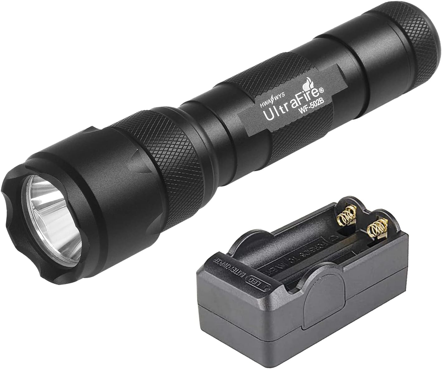 ULTRAFIRE Single Mode Handheld Flashlight WF-502B, V6 LED, Super Power 1000 Lumens hwawys led Flashlights Small Pocket Torch
