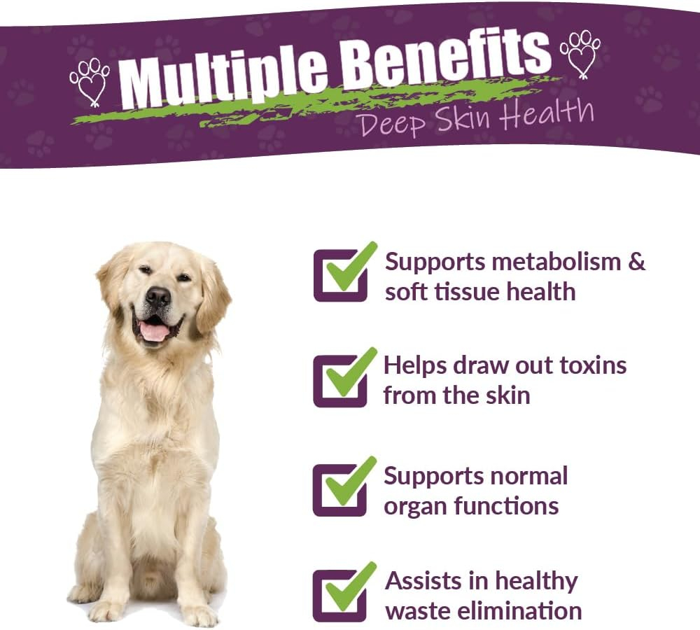 Amber NaturalZ Tumoxil Deep Skin Health Herbal Supplement for Dogs and Puppies | Canine Supplement for Skin and Metabolism Support | 1 Fluid Ounce Glass Bottle | Manufactured In the USA