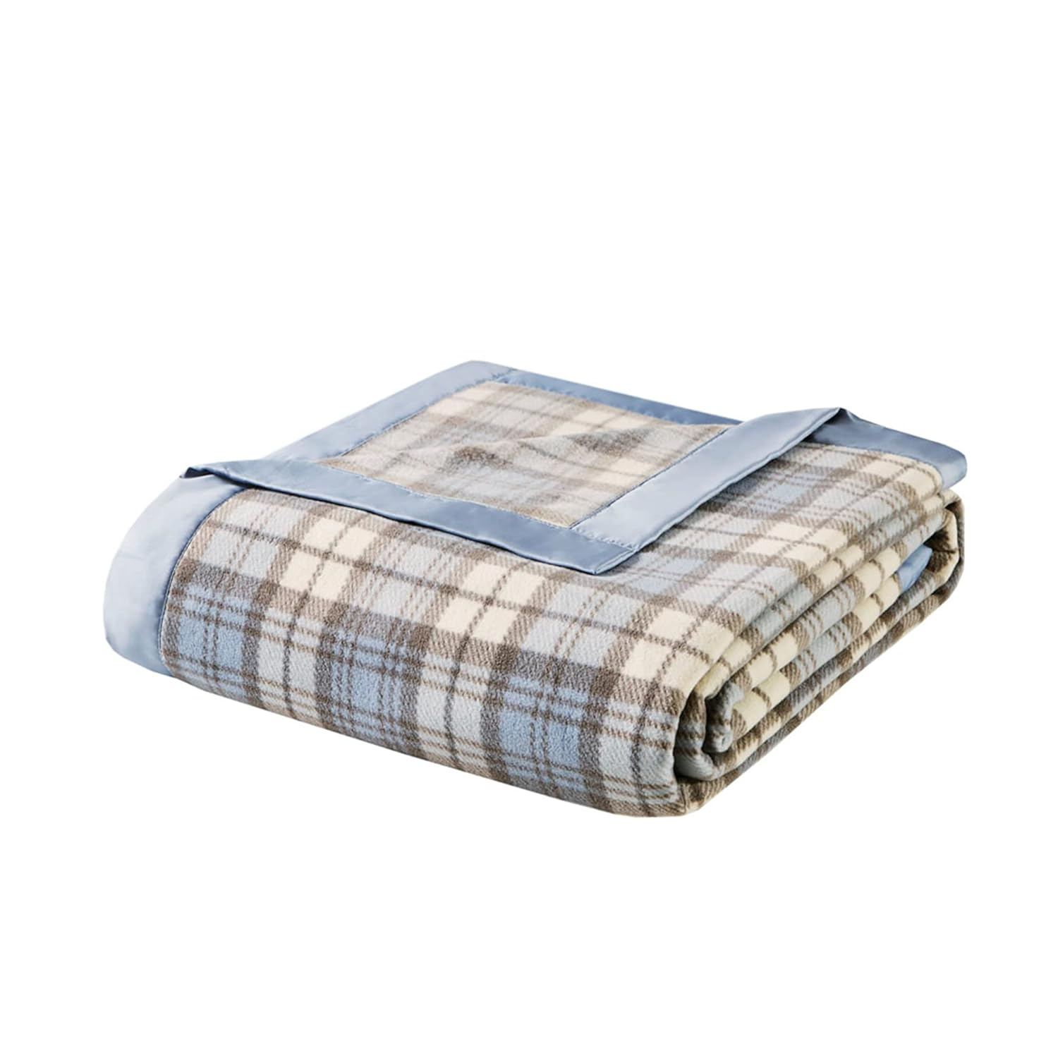 Sleep Philosophy True North Micro Fleece Luxury Premium Soft Cozy Mircofleece Blanket for Bed, Couch or Sofa, Full/Queen, Blue