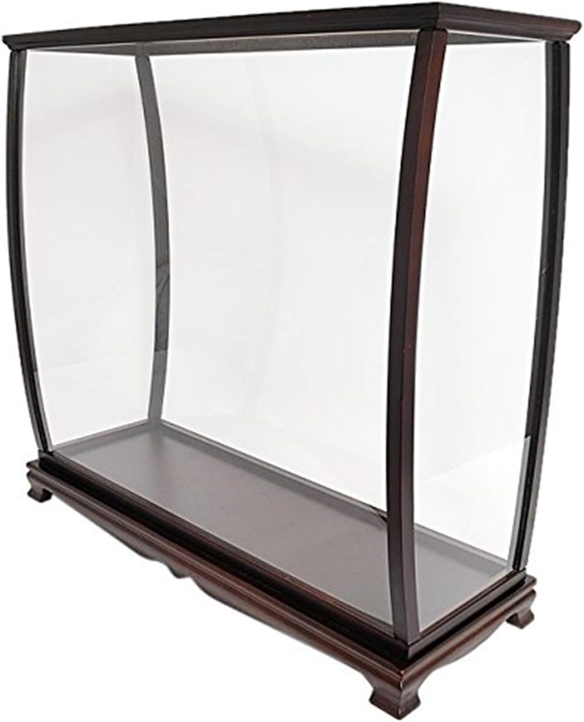 Mahogany and Plexiglass Medium Tall Ship Display Case