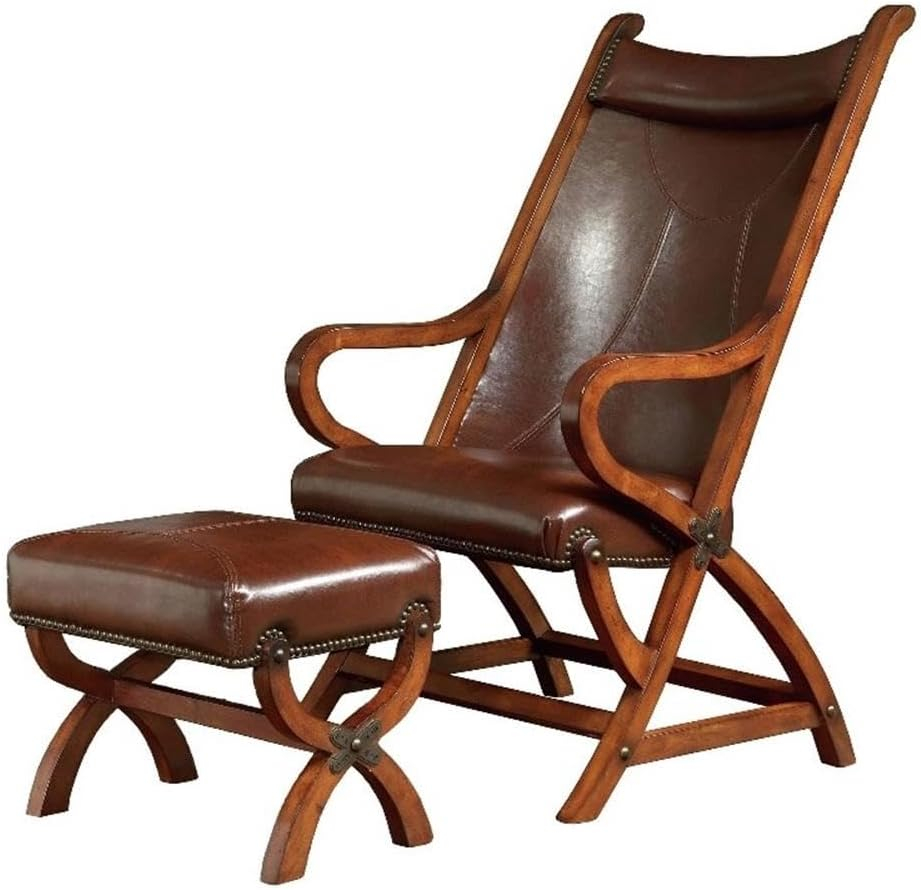 Picket House Furnishings Odessa Chair & Ottoman Set