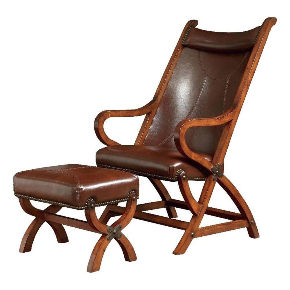 Picket House Furnishings Odessa Chair & Ottoman Set