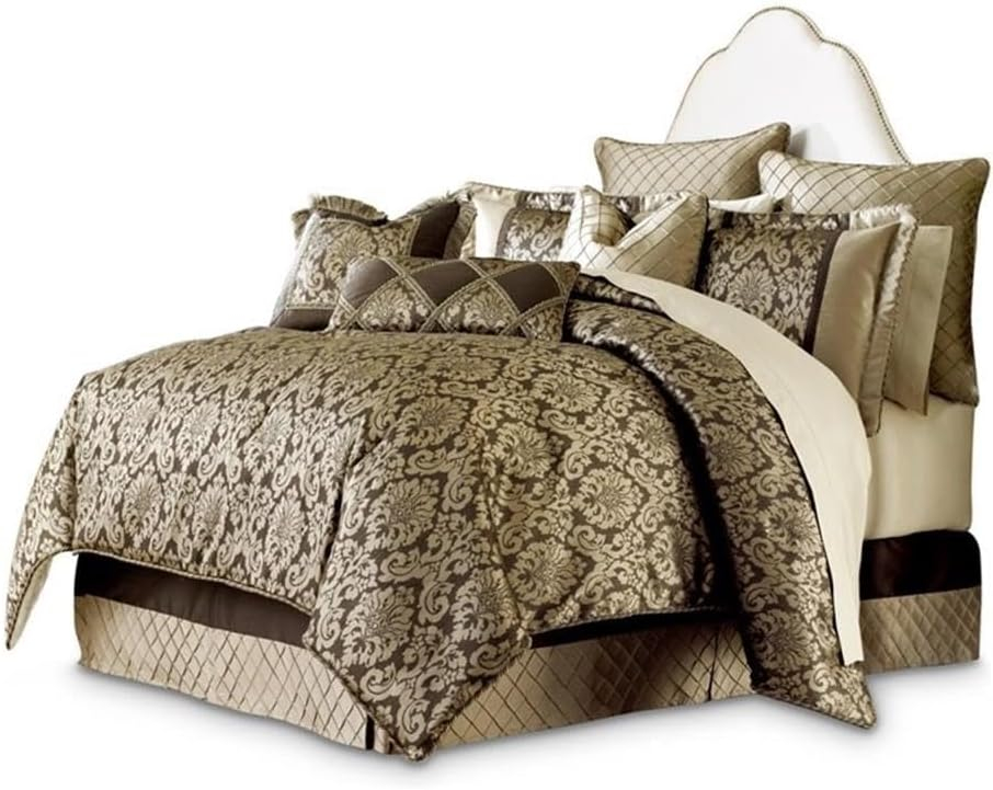Michael Amini Imperial 10-Piece King Comforter Set - Bronze