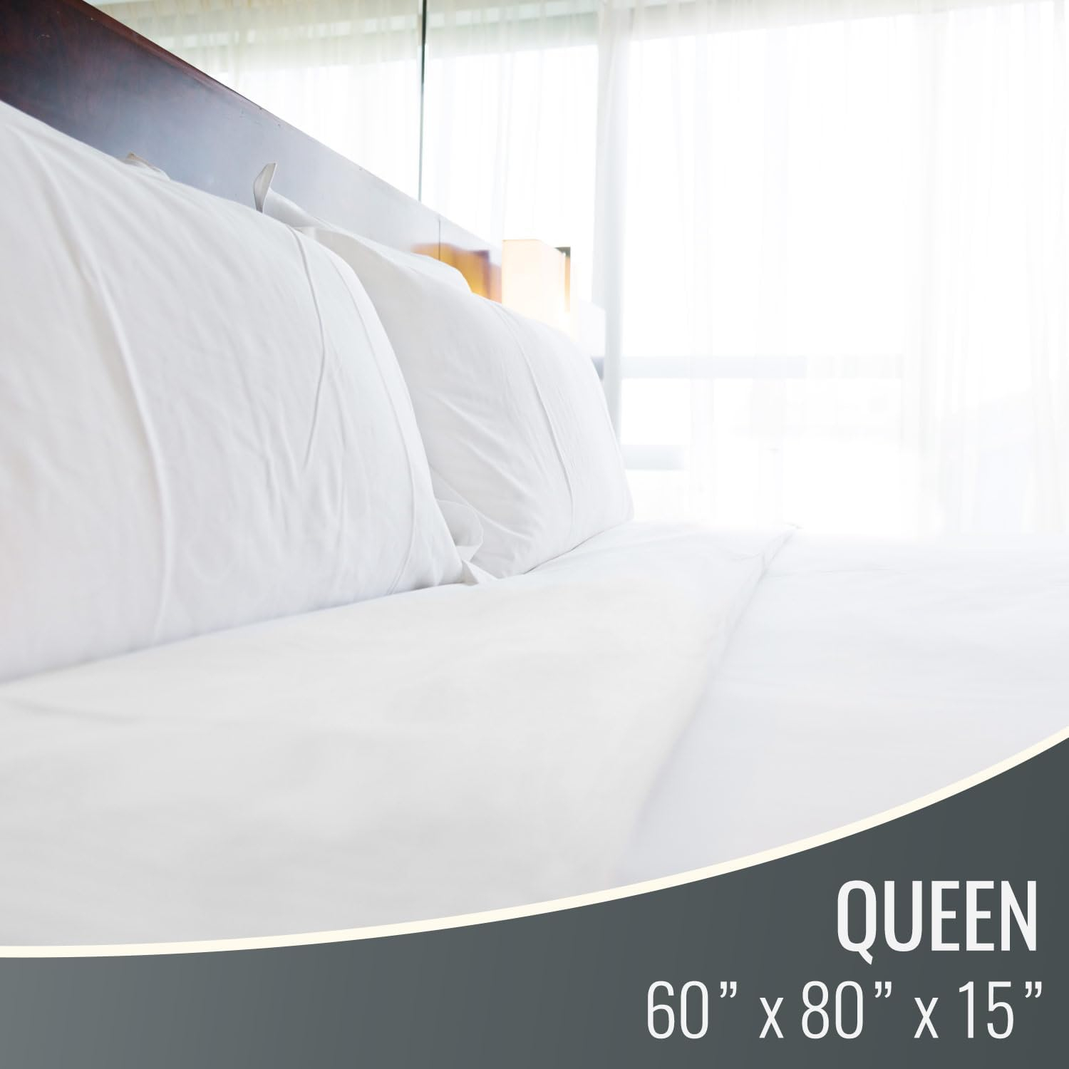 Dmi Mattress Encasmnt,Queen,80inLx60inW 554-8069-1952