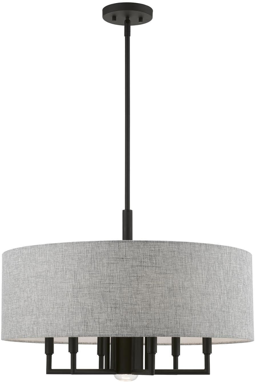Livex Lighting Dakota 7 - Light Pendant in  Black