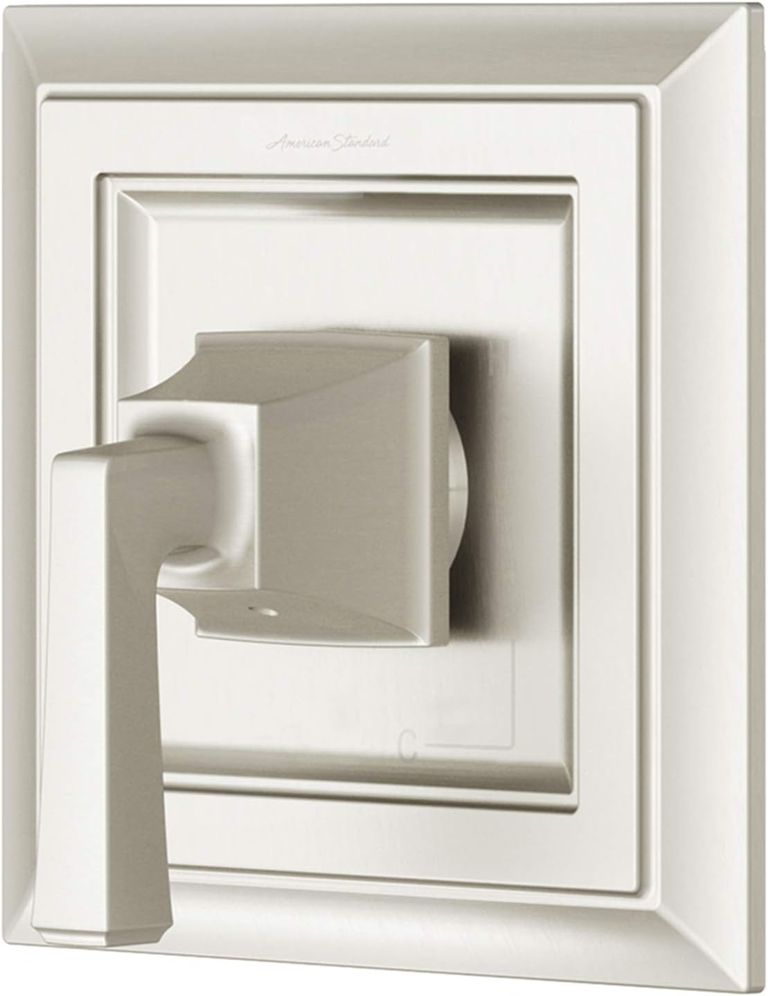 Town Square S 1-Handle Valve Trim Kit for Flash Rough-in Valves in Brushed Nickel (Valve Not Included)