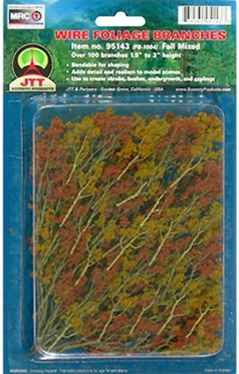 JTT Scenery Products Wire Branches Fall Mixed 1.5-3 JTT95521 Train Scenery Non Scale