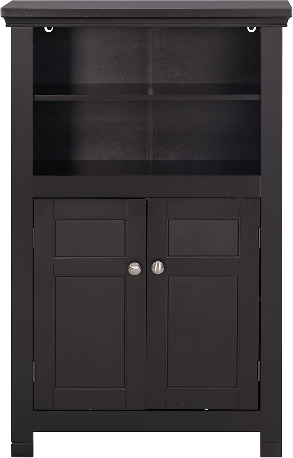 Spirich Home Freestanding Bathroom Cabinet with Doors and Adjustable Shelf, Wooden Entryway Storage Cabinet (Espresso)