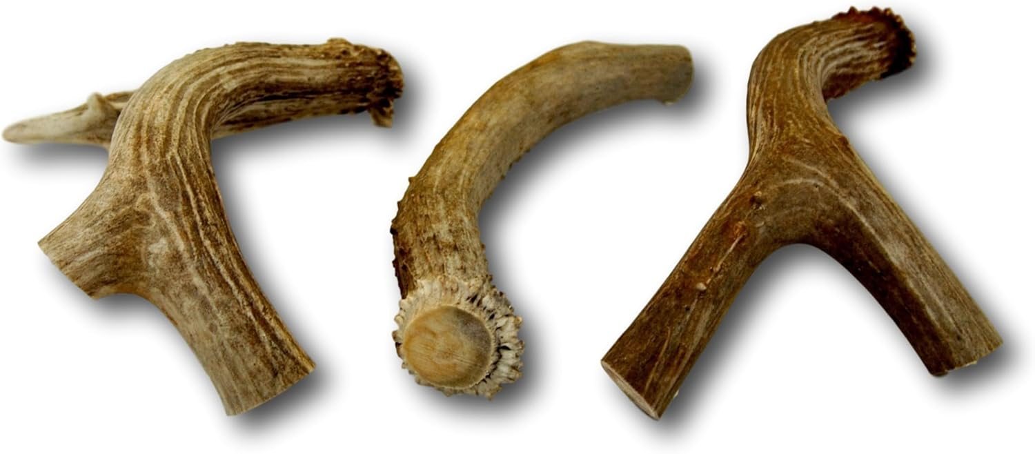 Premium Large Antler - ONE Pound (+/- an Ounce) Variety Pack - Top Dog Chews