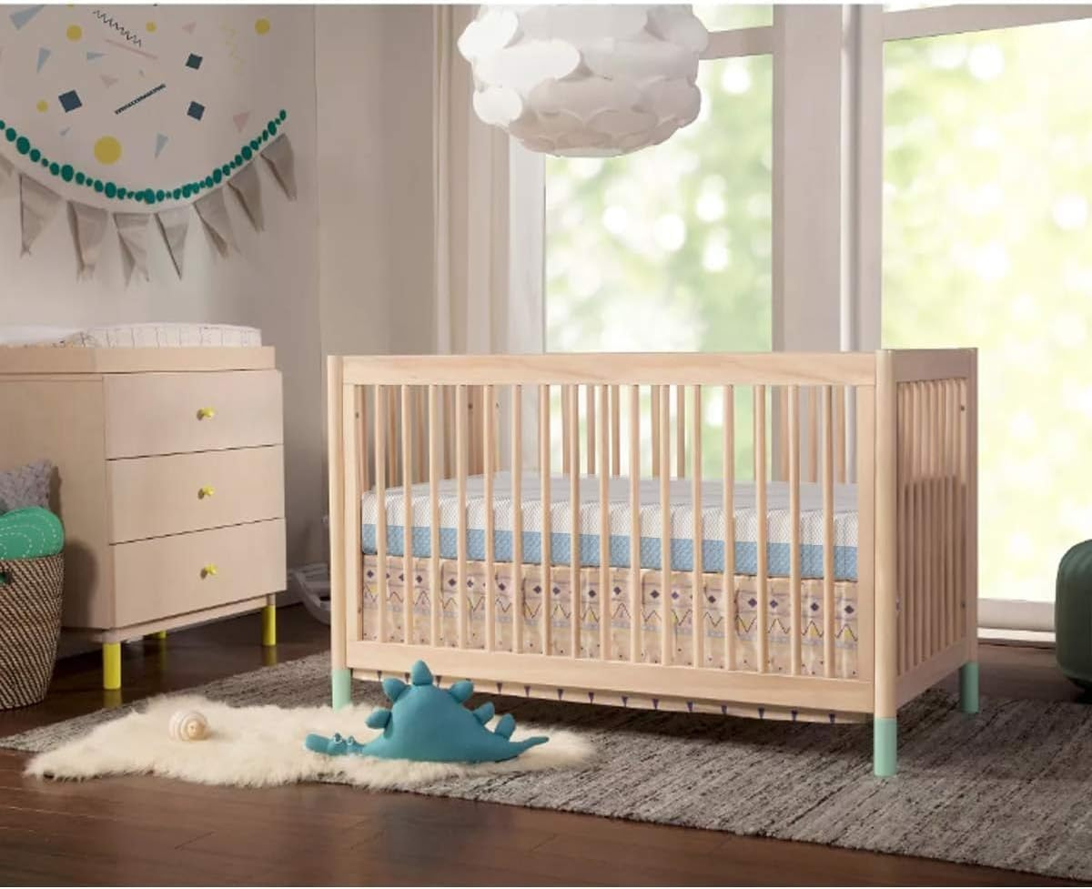 Dourxi Dual Sided Crib and Toddler Mattress, 6 inch 2-in-1 Foam Baby Mattress for Standard Size Crib