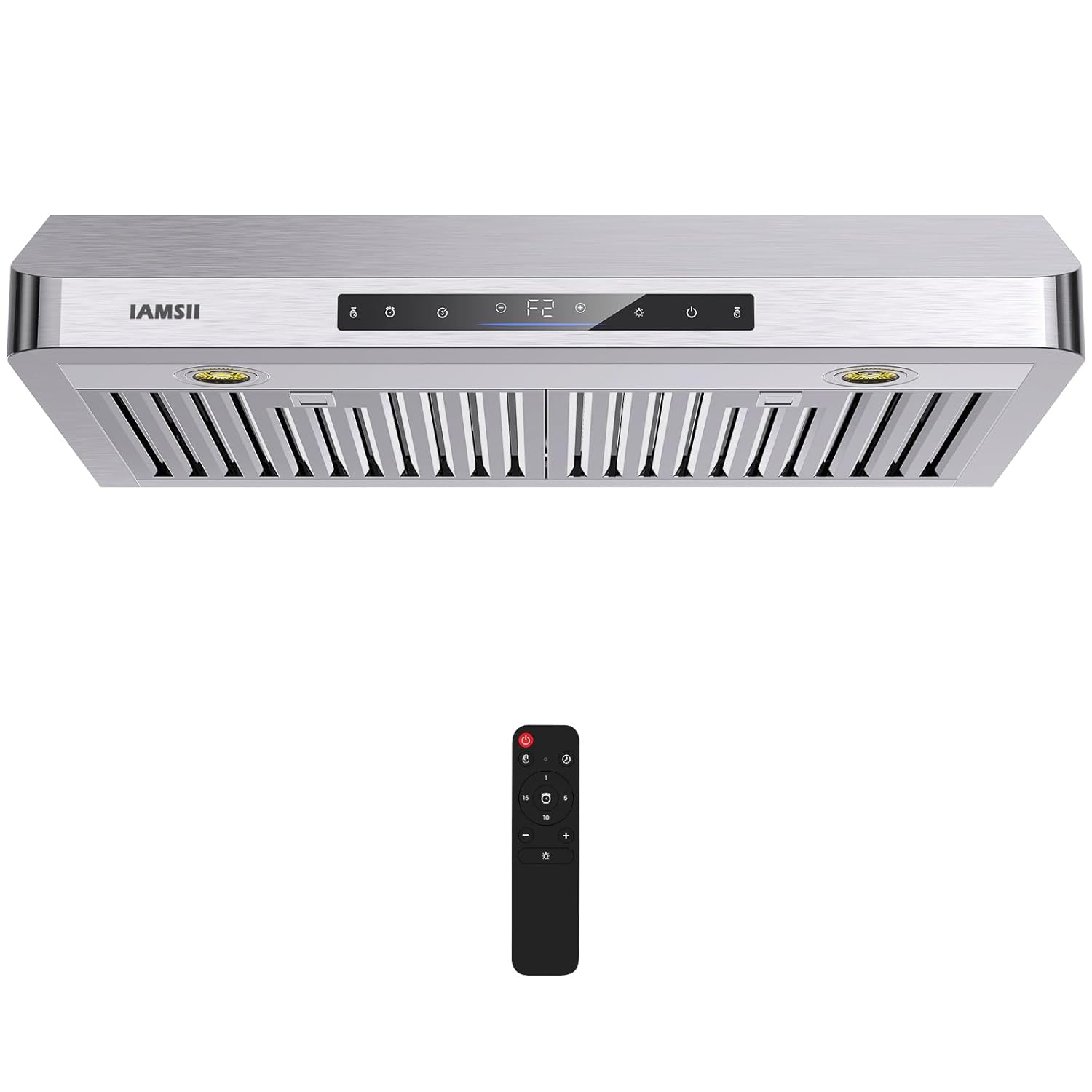 36 in. 900 CFM Ducted Under Cabinet Range Hood in Stainless Steel with Remote Control and LED Lights