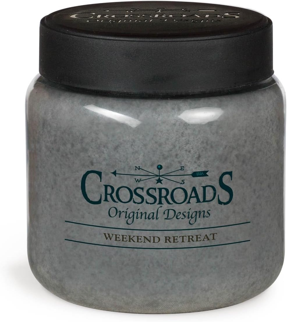 Weekend Retreat Gray Paraffin Wax Scented Candle, 16 oz