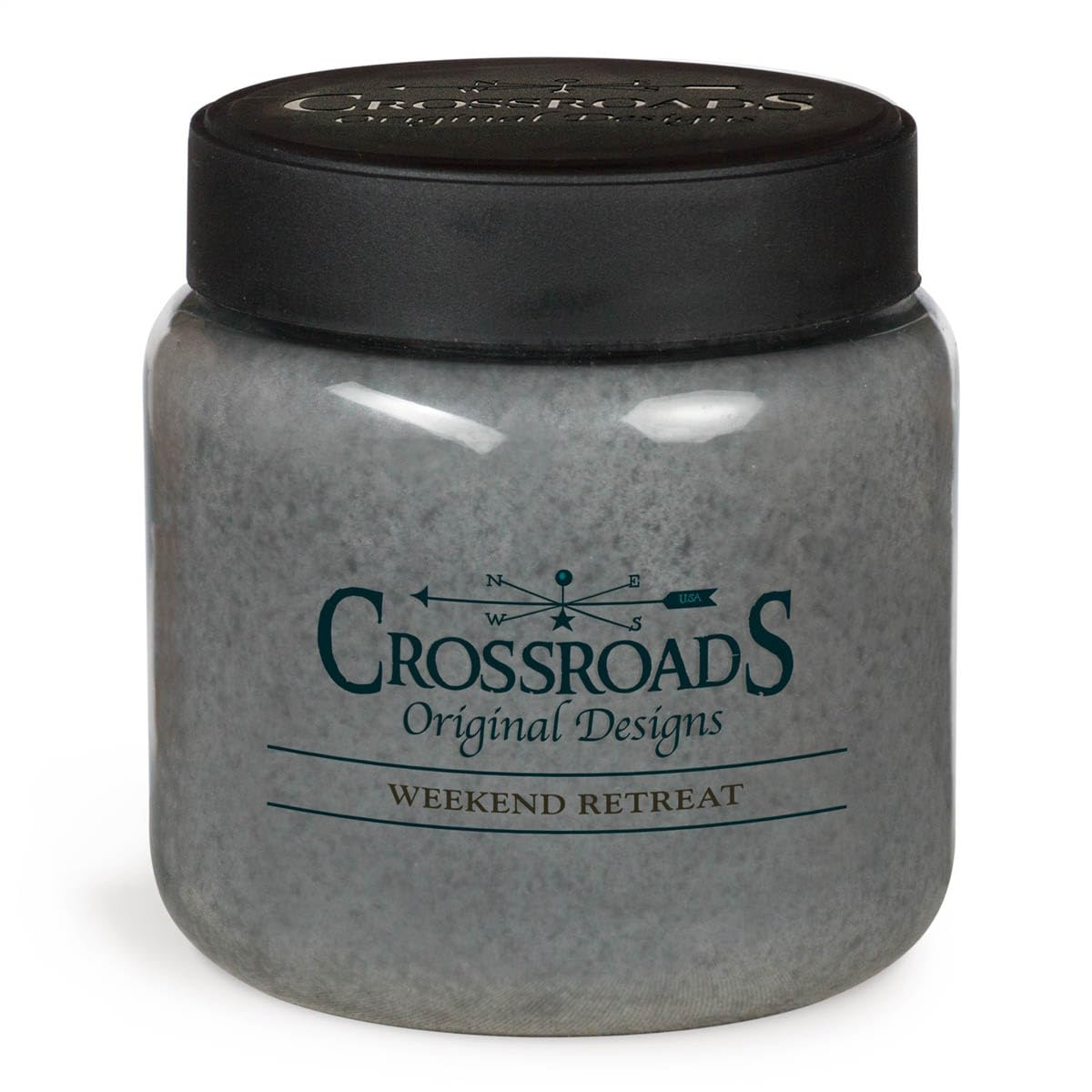 Weekend Retreat Gray Paraffin Wax Scented Candle, 16 oz