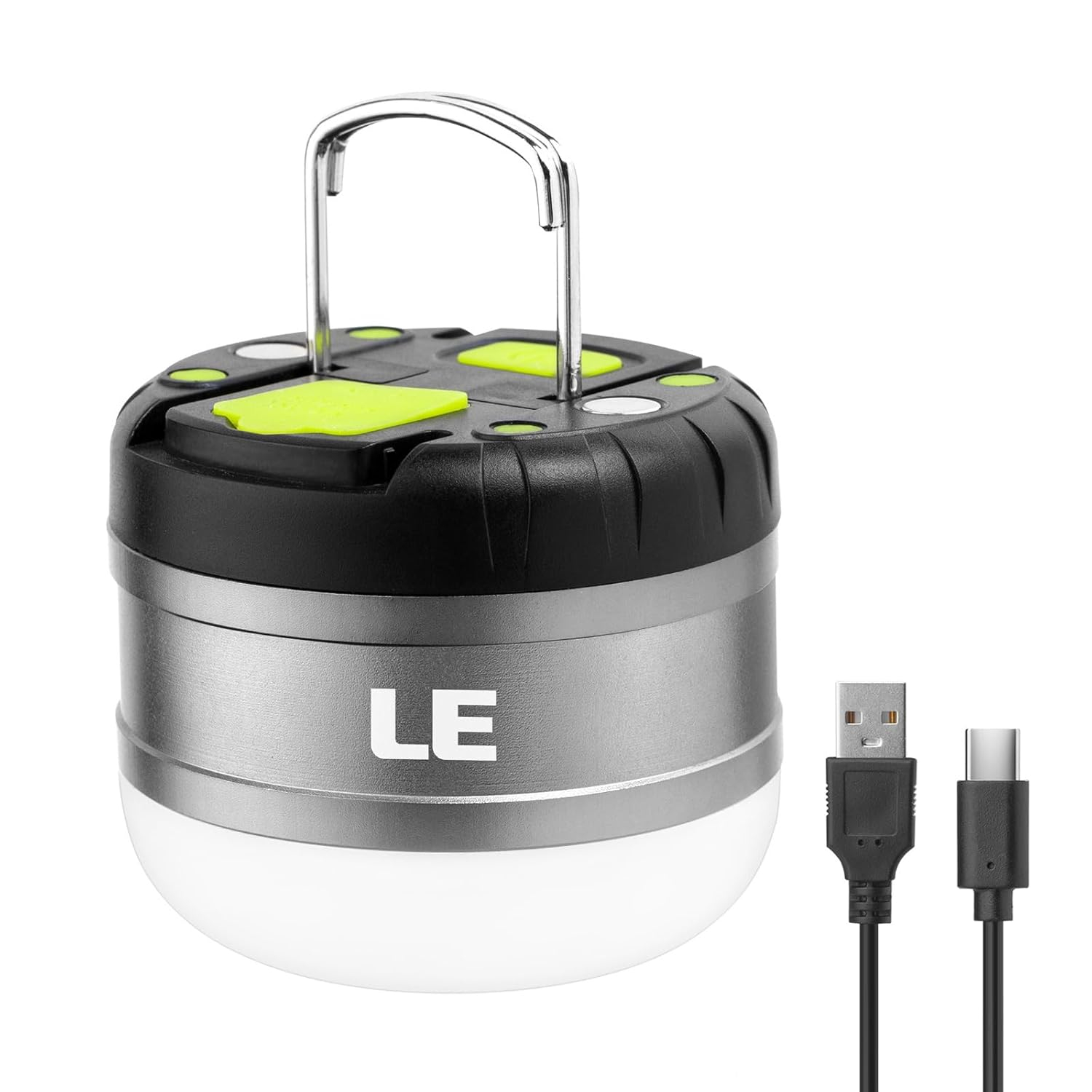 Lepro LED Camping Lantern Rechargeable,  310LM, 5 Light Modes, Waterproof, Mini Portable Camping Accessories Gear for Hurricane Emergency, Outdoor, Hiking Daily Lighting