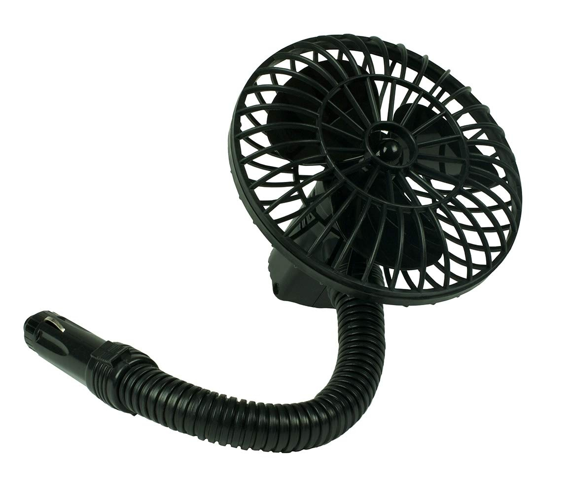 Koolatron 12V 5.6" Oscillating Car Fan