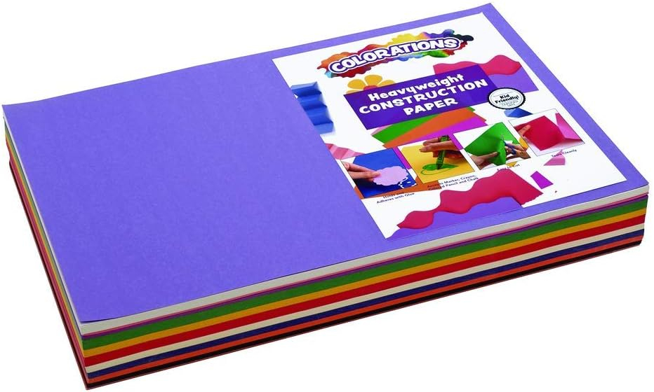 Colorations 12\" x 18\" Construction Paper Smart Pack ? 300 Sheets