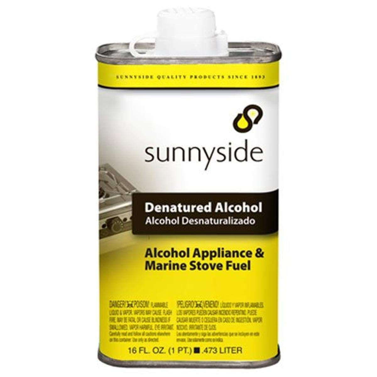 Sunnyside 83416 Denatured Alcohol Solvent, 1-Pt. - Quantity 12