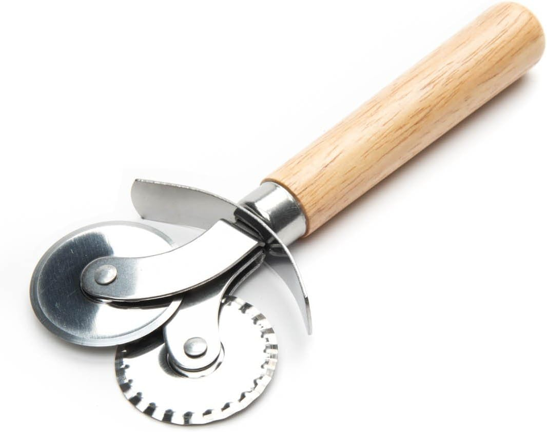 Fox Run Stainless Steel Double Wheel Pastry Cutter Crimper