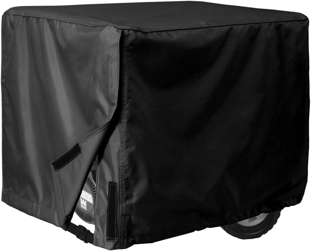 DanceeMangoos Porch Shield Waterproof Universal Generator Cover 38 x 28 x 30 inch - for Most Generators 5500-15000 Watt, Black