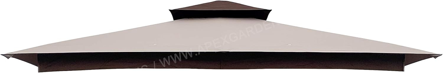 APEX GARDEN Replacement Canopy Top for 8' x 8' Gazebo #L-GZ375PST, L-GZ375PST-3