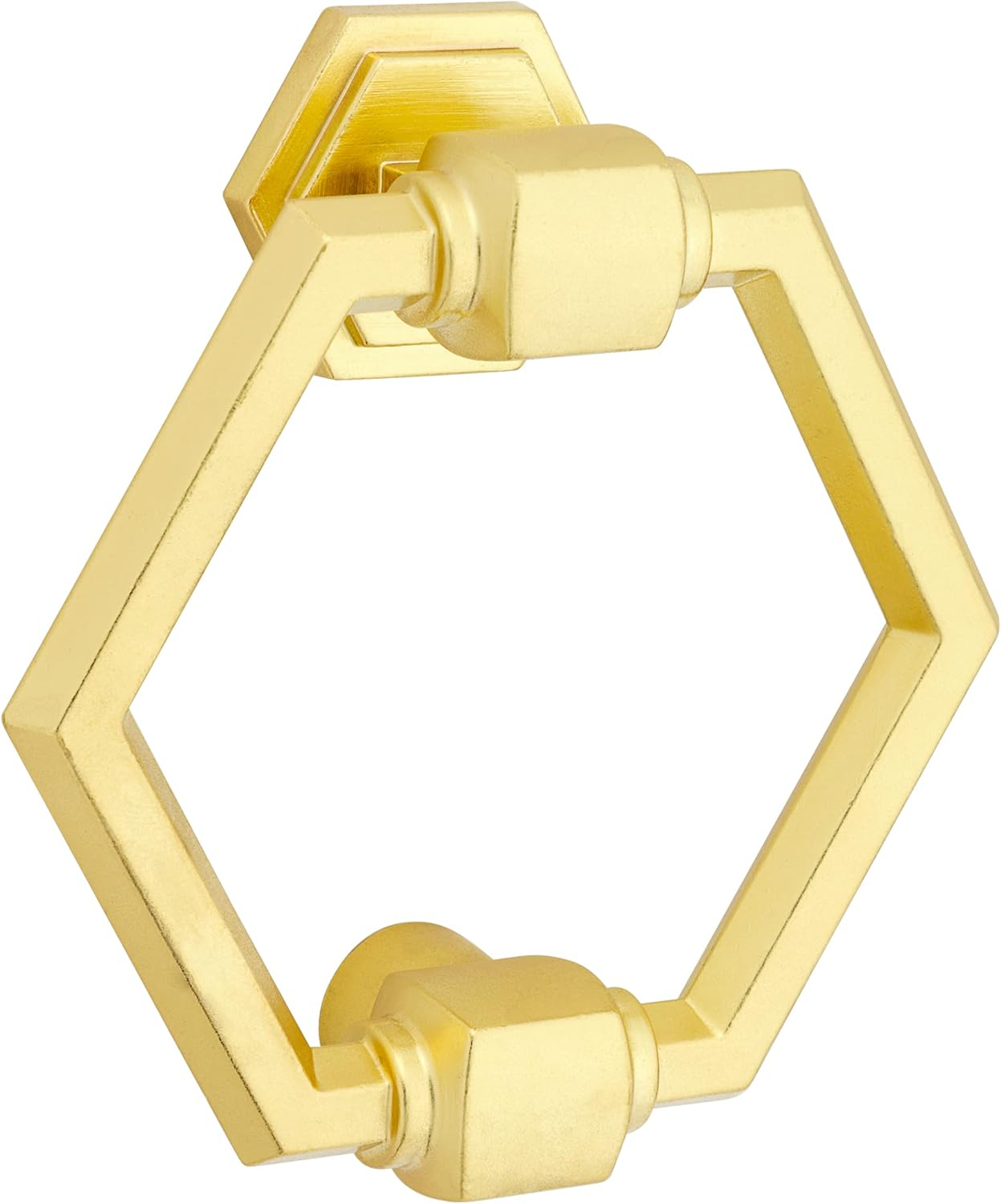 National Hardware N336-708 Powell Door Knocker, Brushed Gold