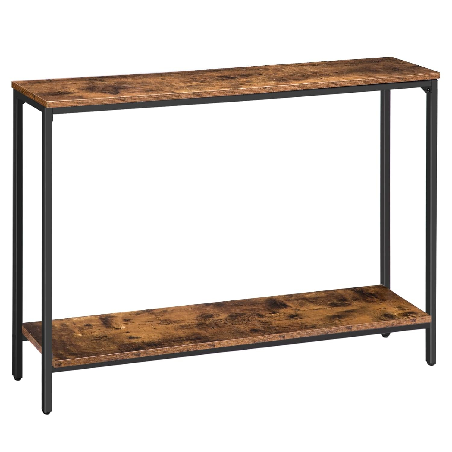 HOOBRO Console Table 47.2" Narrow Skinny Table Industrial Entryway Living Room Hallway BF20XG01G1