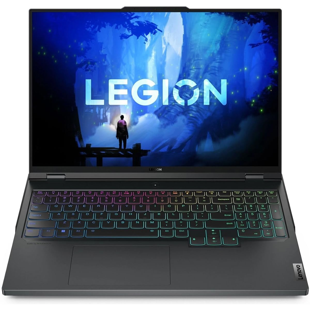 Lenovo Legion Pro 7 16IRX9H 83DE - Intel Core i9 - i9-14900HX / up to 5.8 GHz - Win 11 Pro - GeForce RTX 4090 - 32 GB RAM - 1 TB SSD NVMe x 2 - 16" IPS 2560 x 1600 (WQXGA) @ 240 Hz - Gigabit Ethernet - Wi-Fi 6E, Bluetooth - eclipse black - kbd: US English - with 3 Years Legion Ultimate Support with Onsite
