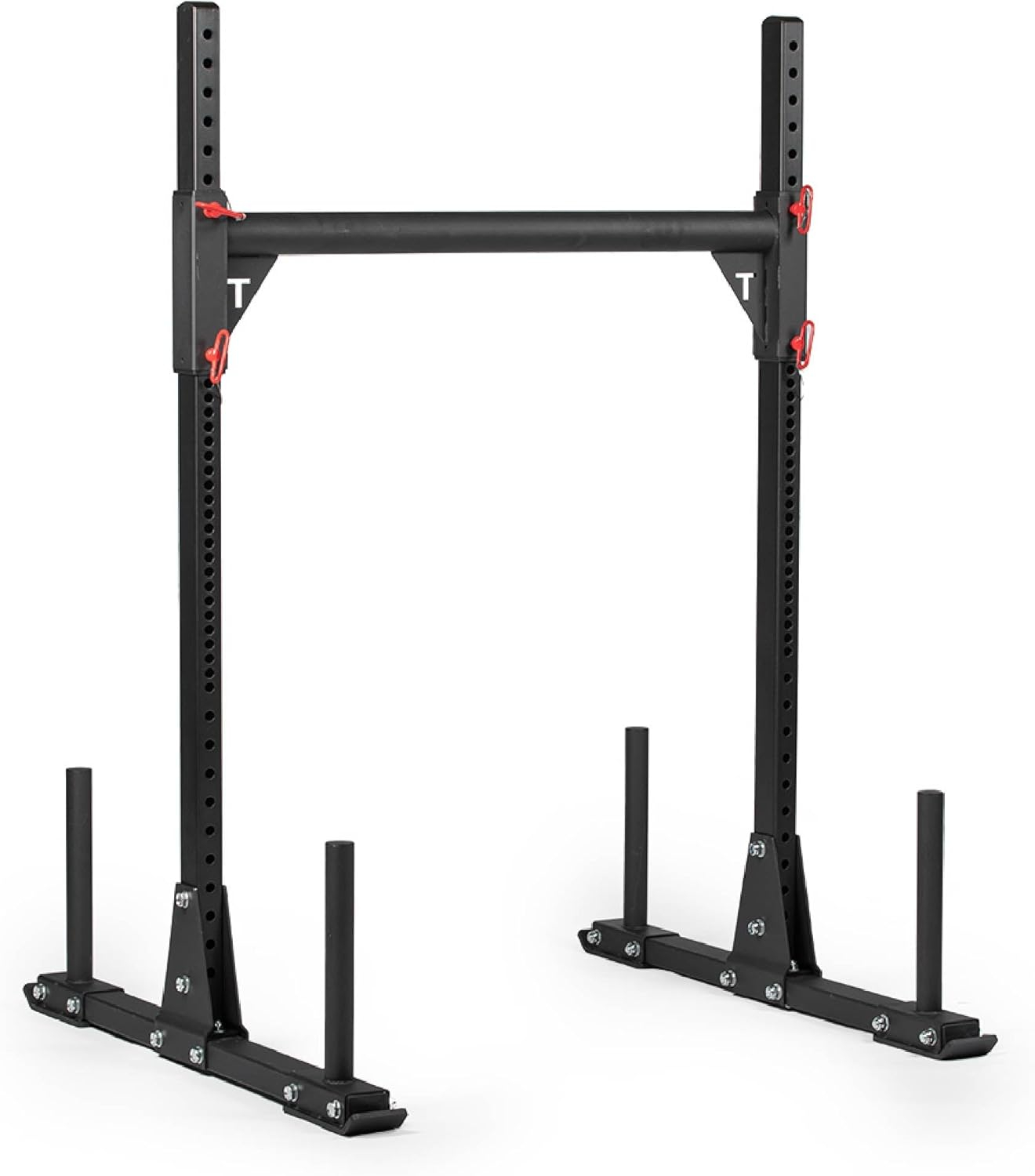 Titan Fitness T-3 Series Short 72" Strongman Yoke, 750 LB Capacity, Multi-Functional Stand for Yoke Carry, Squat Rack, Push/Pull Sled, Fat Bar Pull-Up Station, Workout Equipment for Home or Garage Gym
