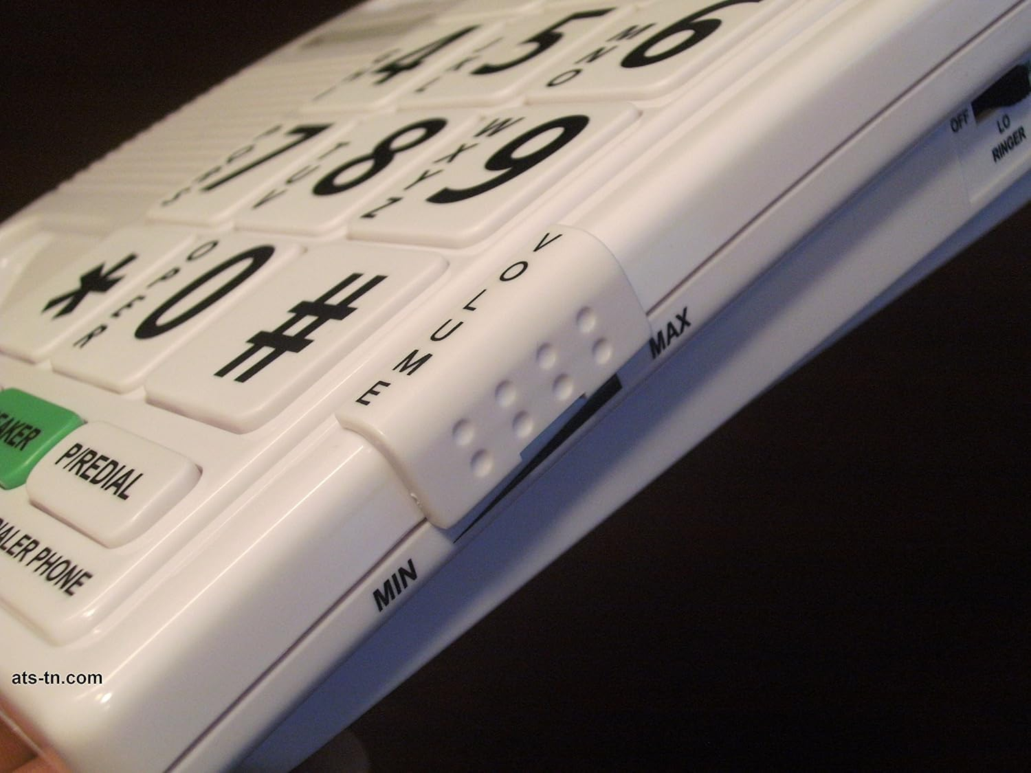 White Voice Activated Home Telephone with Speakerphone