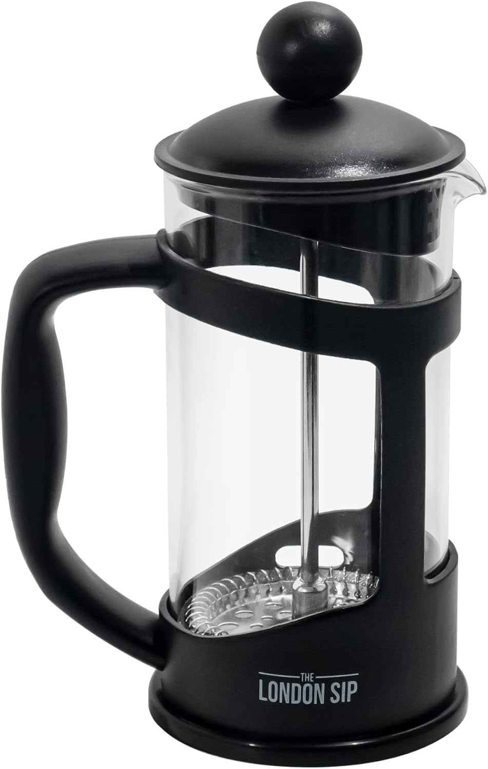 RAINBEAN Mini French Press Coffee Maker, 12 oz, Camping Coffee Press Pot, Small French Press, Tea and Frothed Milk Press (Black, 12 oz)