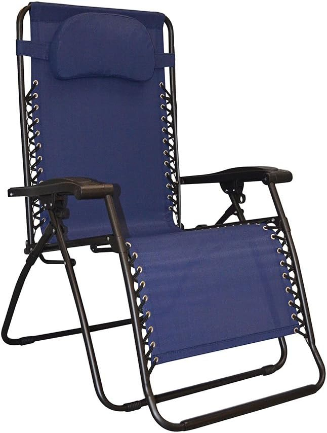 Caravan Sports Oversized Zero Gravity Chair - Blue