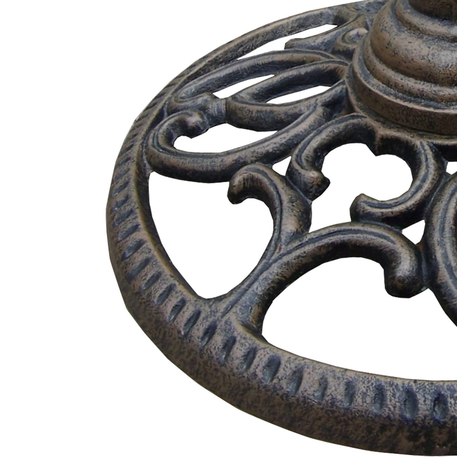 Oakland Living Round Umbrella Stand, Antique Bronze 4101-AB