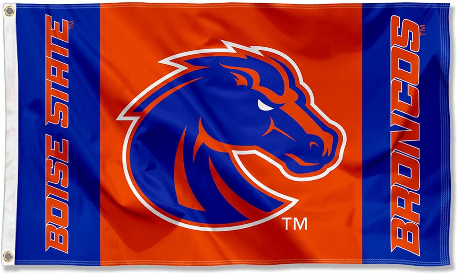 Boise State Broncos Blue and Orange Polyester Garden Flag