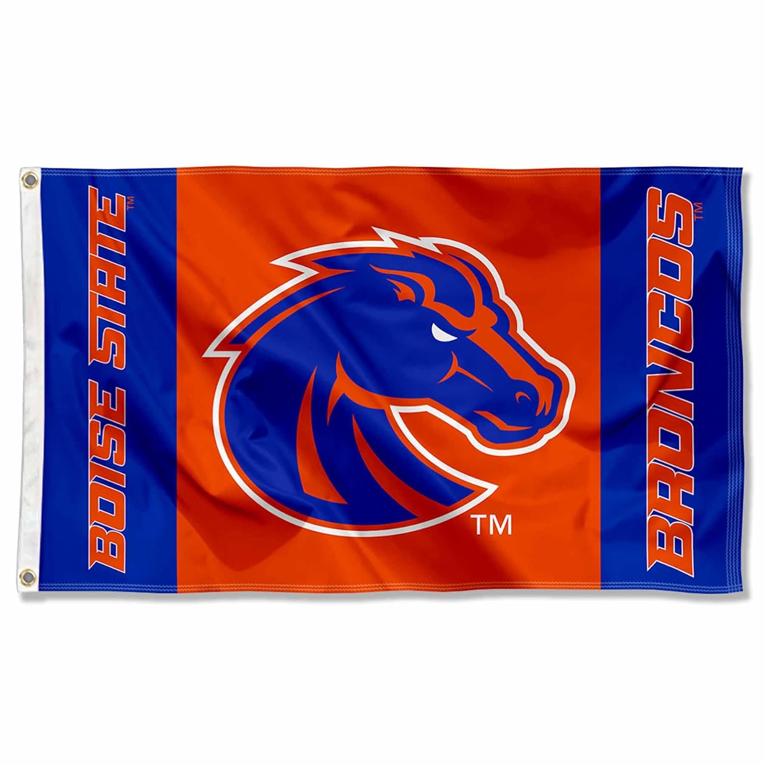 Boise State Broncos Blue and Orange Polyester Garden Flag