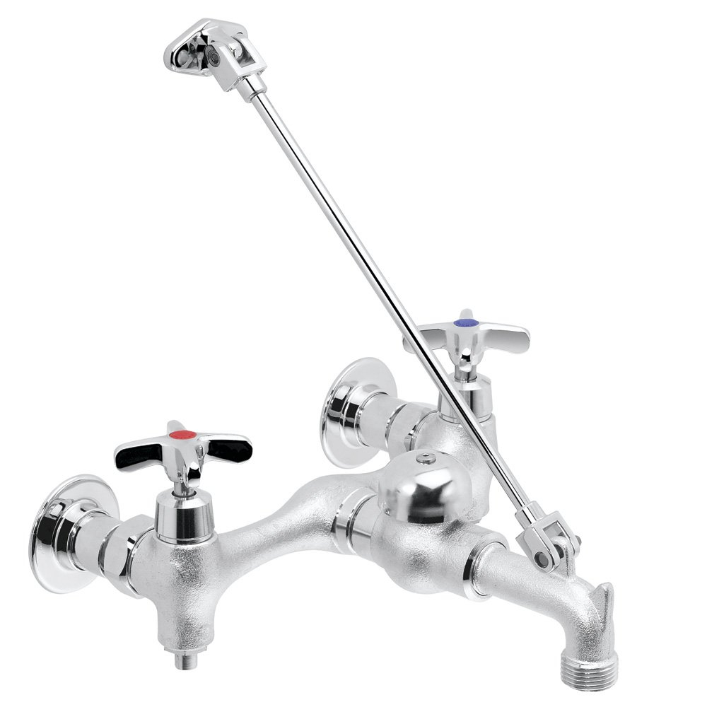 Commander Chrome Service Sink Faucet with 5-Year Warranty