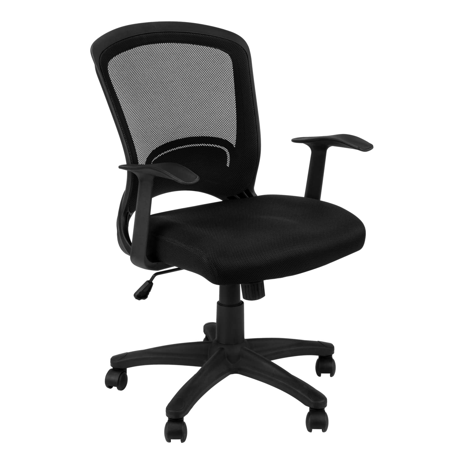Monarch Specialties Office Chair, Swivel, Ergonomic, Armrests, Computer Desk, Work, Black Mesh