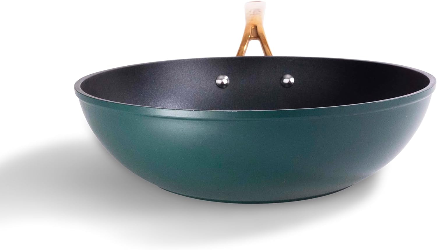 frök Frök Non-Stick Fry Pan Meets Wok With Lid, 11-Inch, Black & Silver
