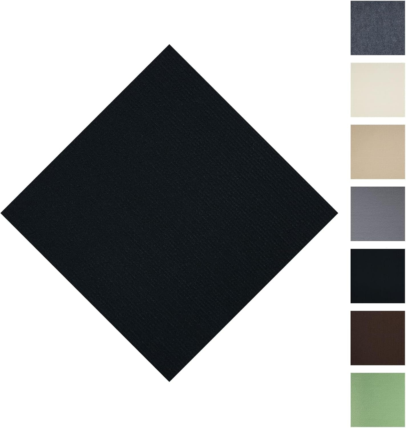Self Adhesive Carpet Tiles,Non-Slip Peel and Stick Squares Splicing Puzzle Carpet Floor Tile,DIY Off White Easy Install 10 Pcs Floor Tiles 12" x 12"