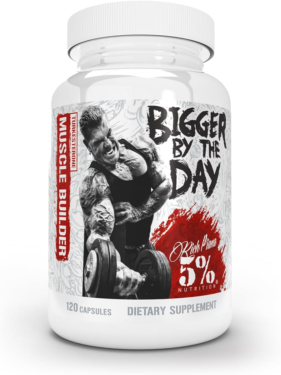 Bigger By The Day Muscle Builder Capsules with Turkesterone