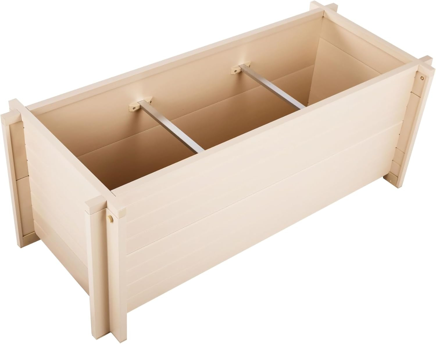 EcoFLEX Beige Composite 42" Wide Outdoor Planter Box