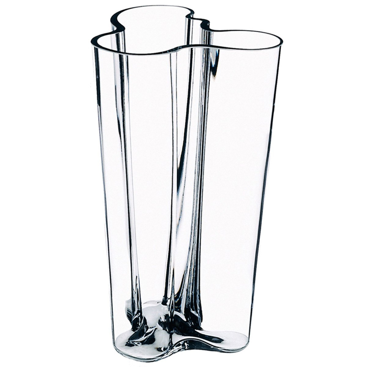 Eskimo Woman's Lederhosen Inspired Clear Glass Vase