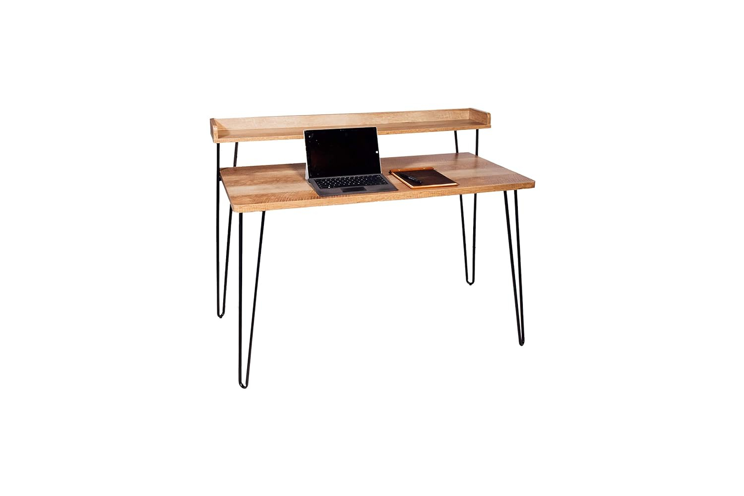 OneSpace Avalon Simple Computer Desk, Classic Oak, Model: 50-2003CO