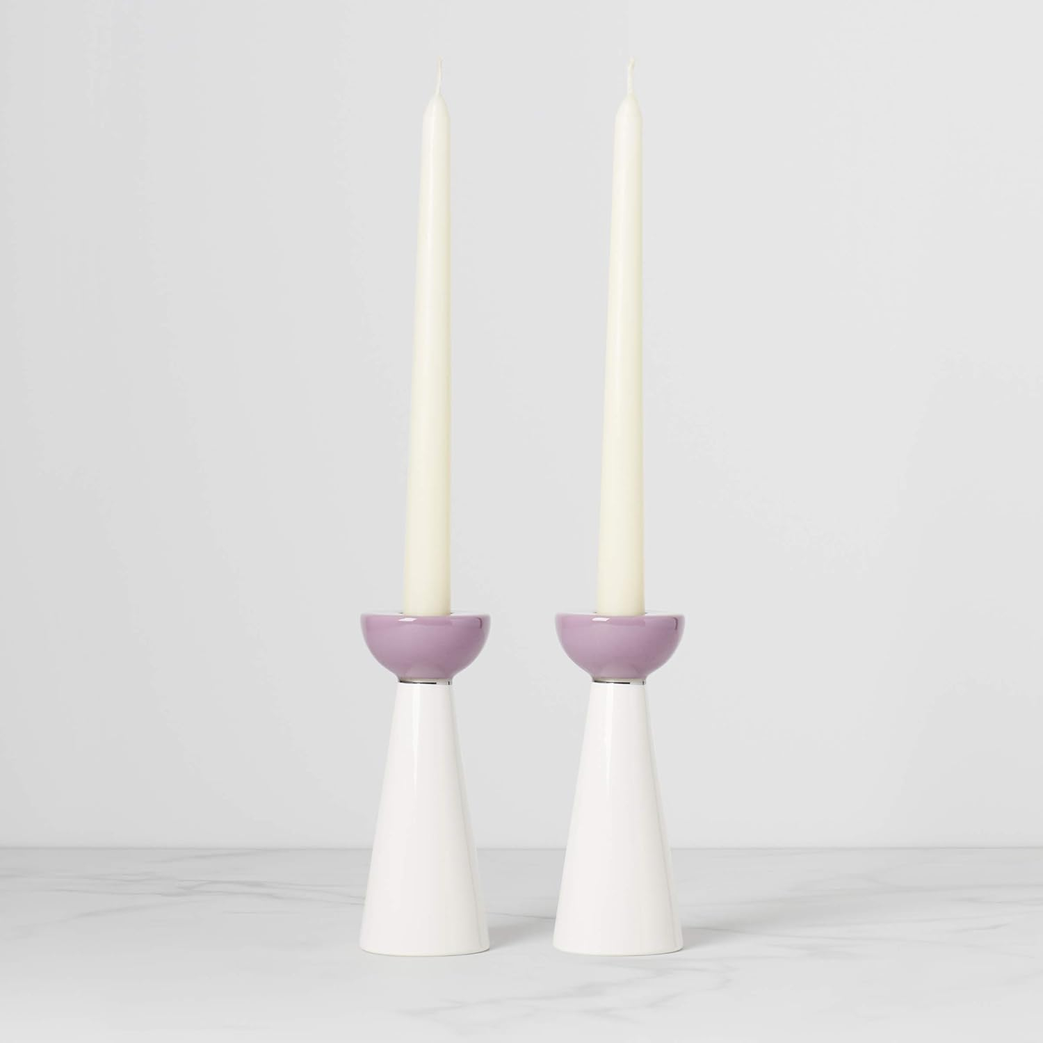 kate spade new york Oak Street 2-Piece Candlestick Holders Set, Passover