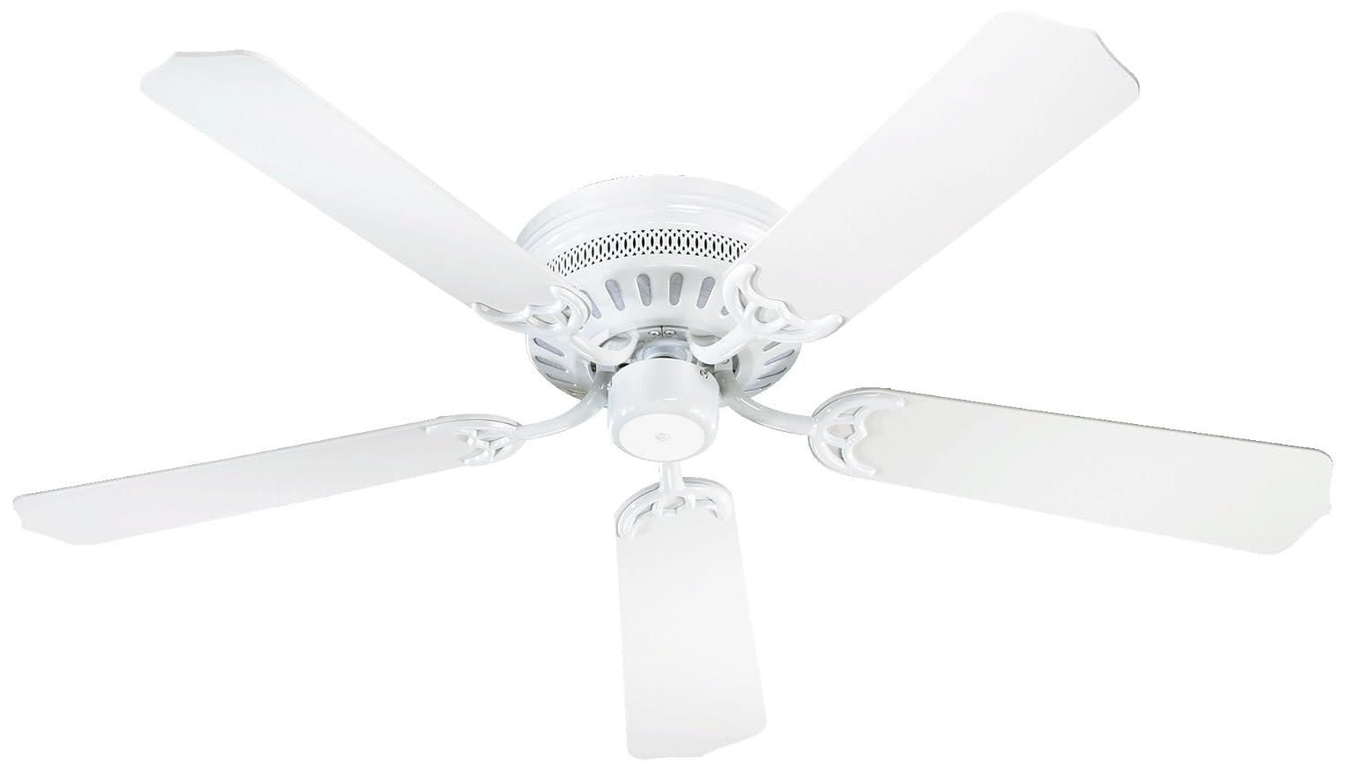 White Low Profile 42-Inch Traditional Ceiling Fan with Lighting