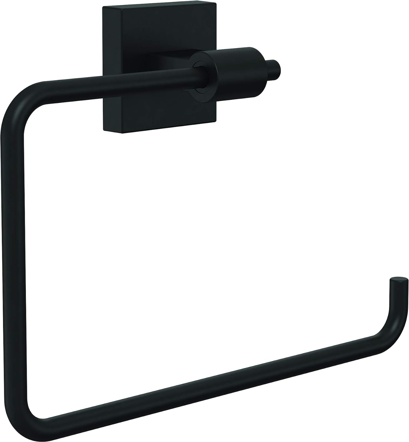 Franklin Brass MAX46-FB Maxted Towel Ring, 7.87 x 2.15 x 6.04 Inches, Matte Black