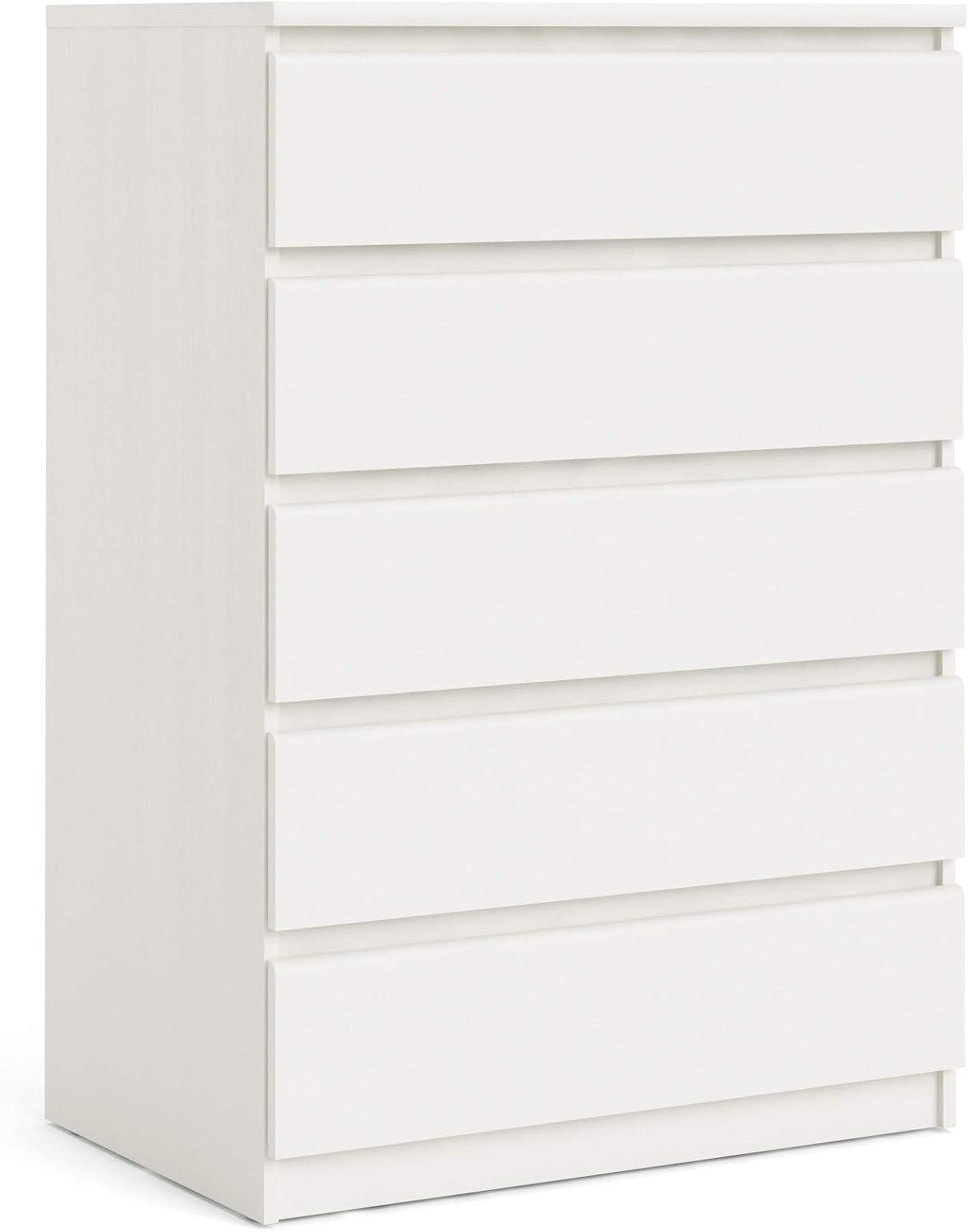 Tvilum, Scottsdale 5 Drawer Chest, White Woodgrain