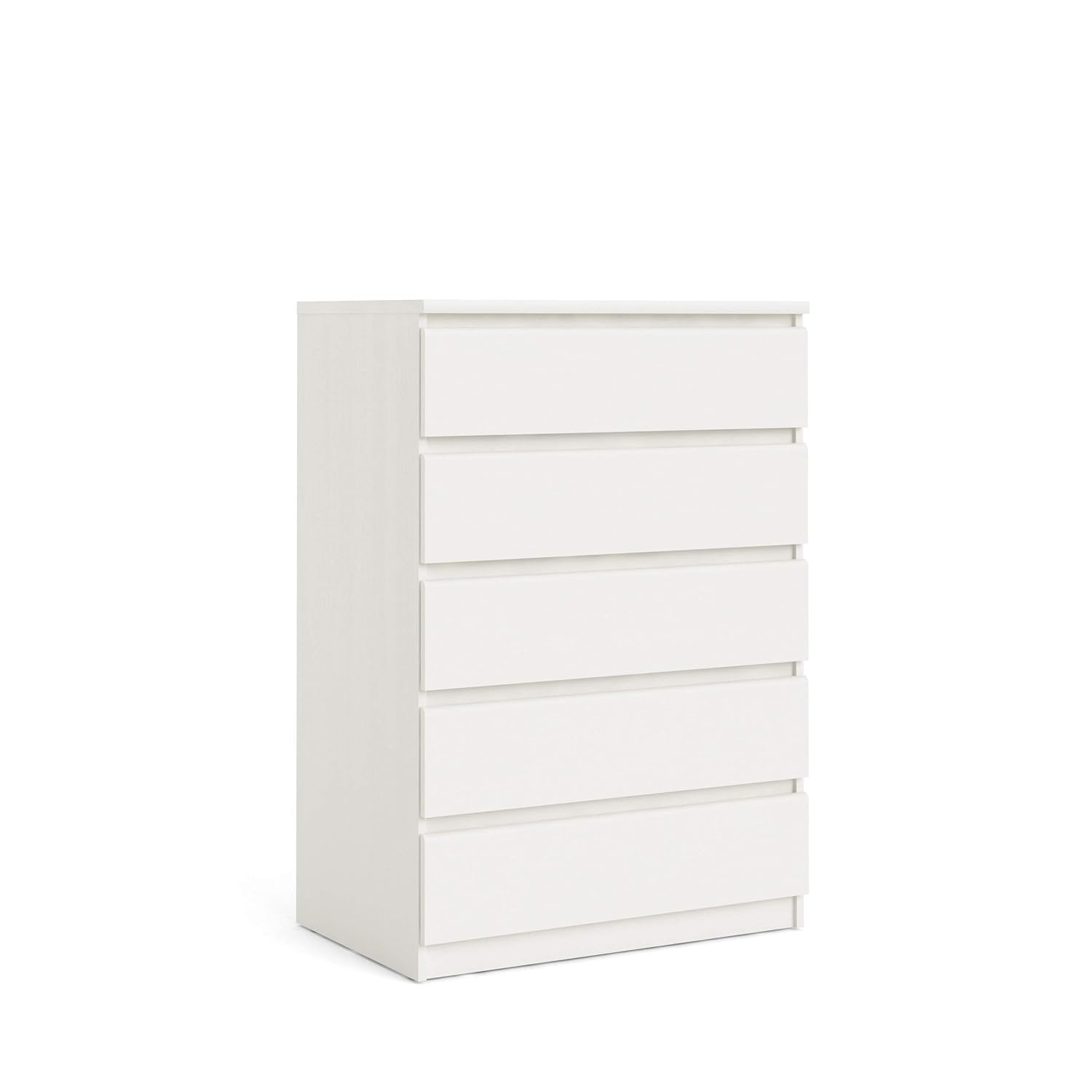 Tvilum, Scottsdale 5 Drawer Chest, White Woodgrain