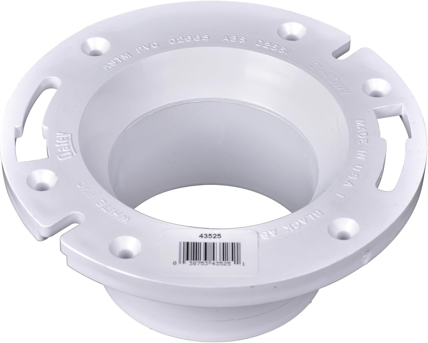 Oatey 43525 Pvc Long Pattern Flange